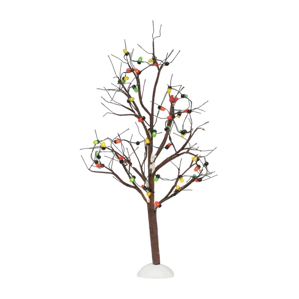 DEPT 56 LIGHTED CHRISTMAS BARE BRANCH TREE~Village Accessories~Item #56.53193